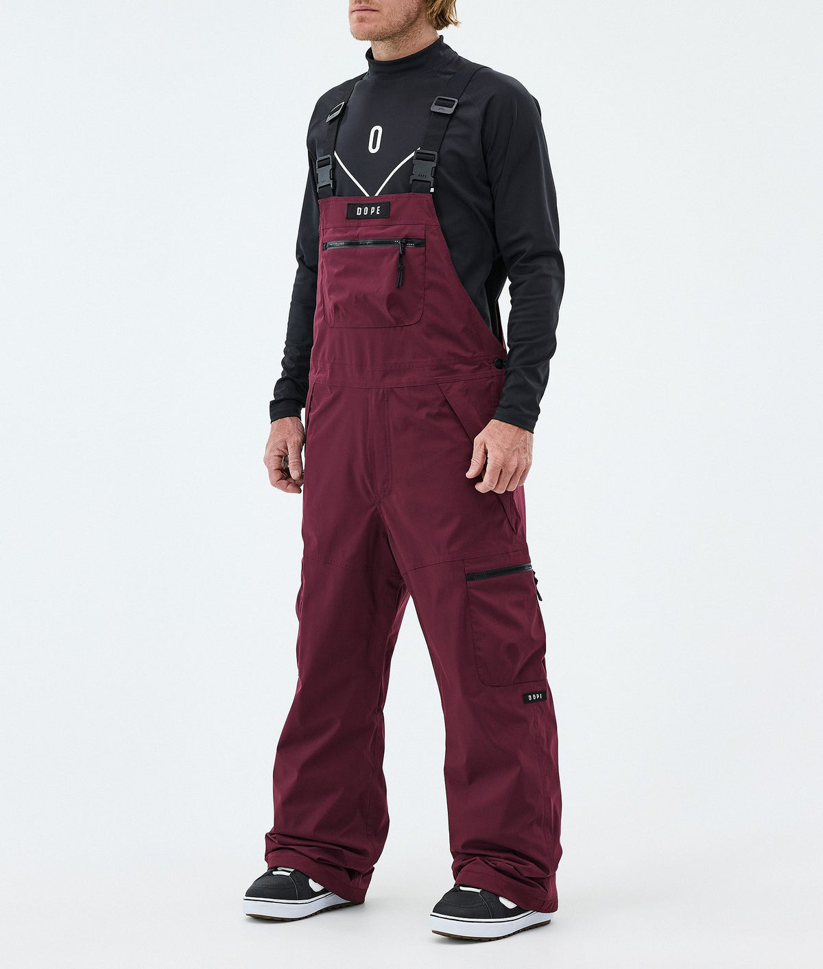 Dope Vertex Snowboard Pants Men Burgundy