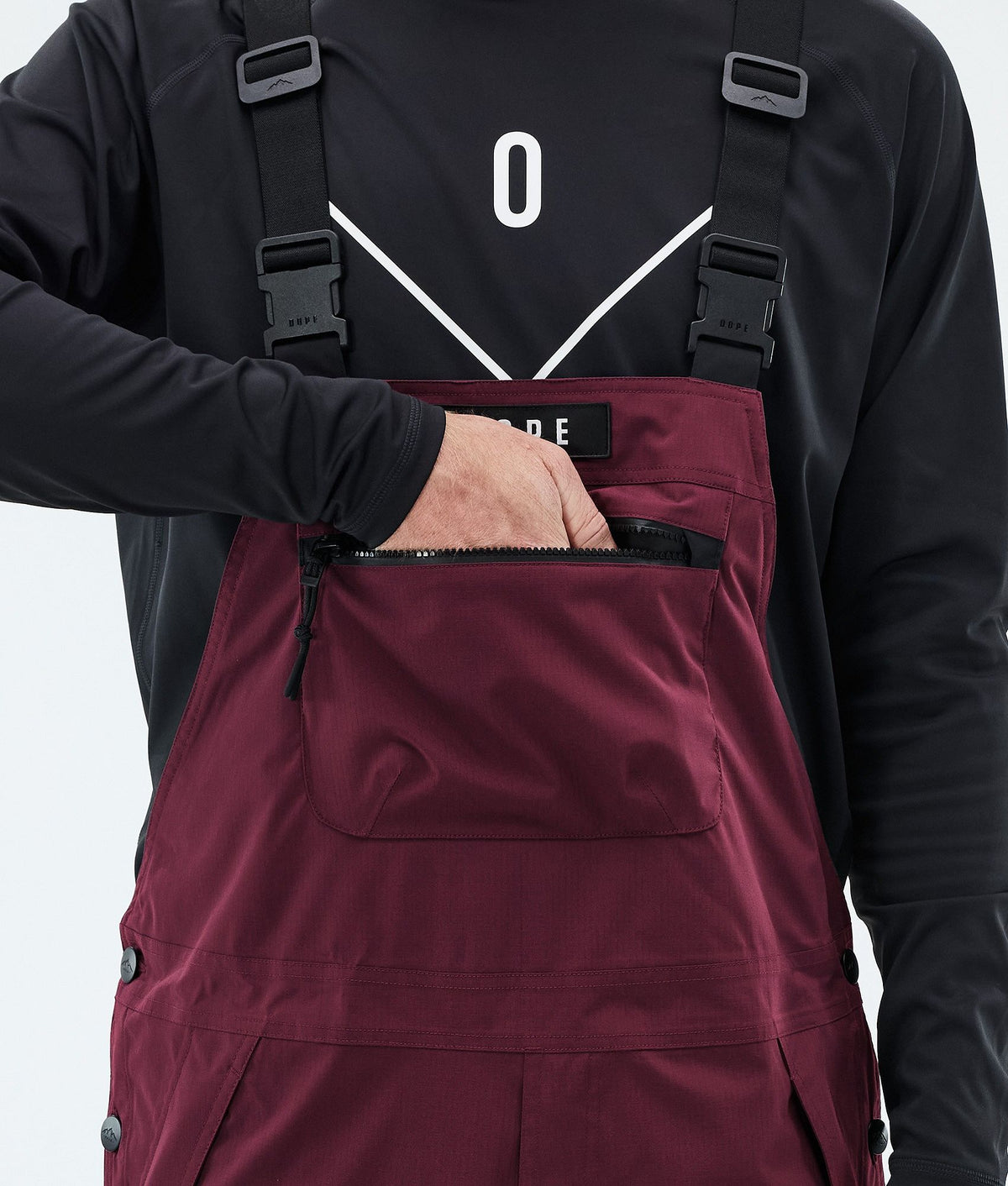 Dope Vertex Snowboard Pants Men Burgundy