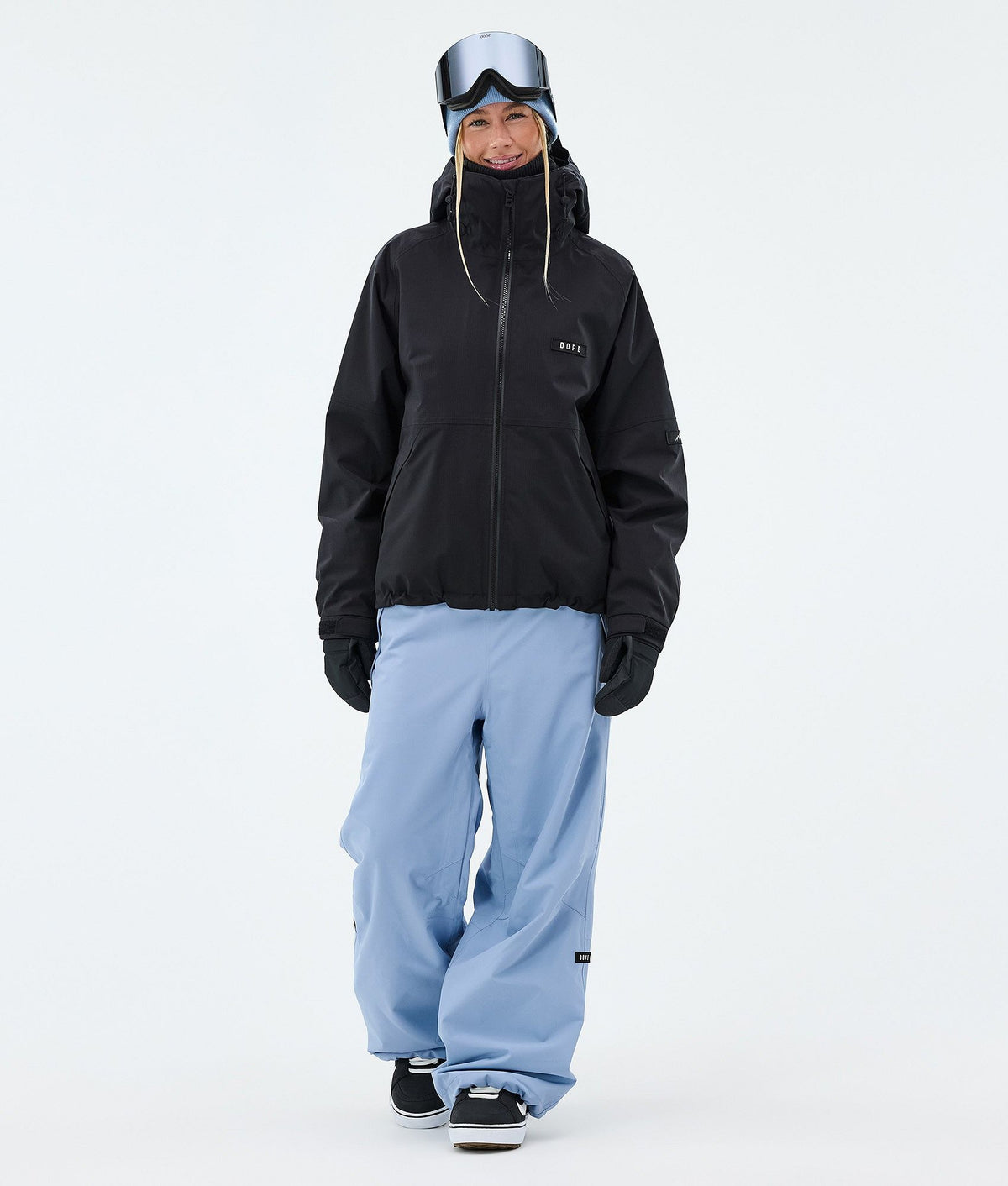 Dope Big W Snowboard Pants Women Light Blue