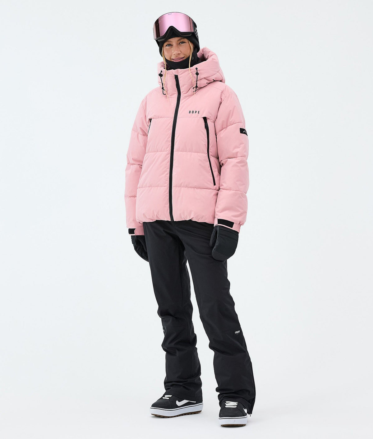 Dope Puffer W Snowboard Jacket Women Soft Pink