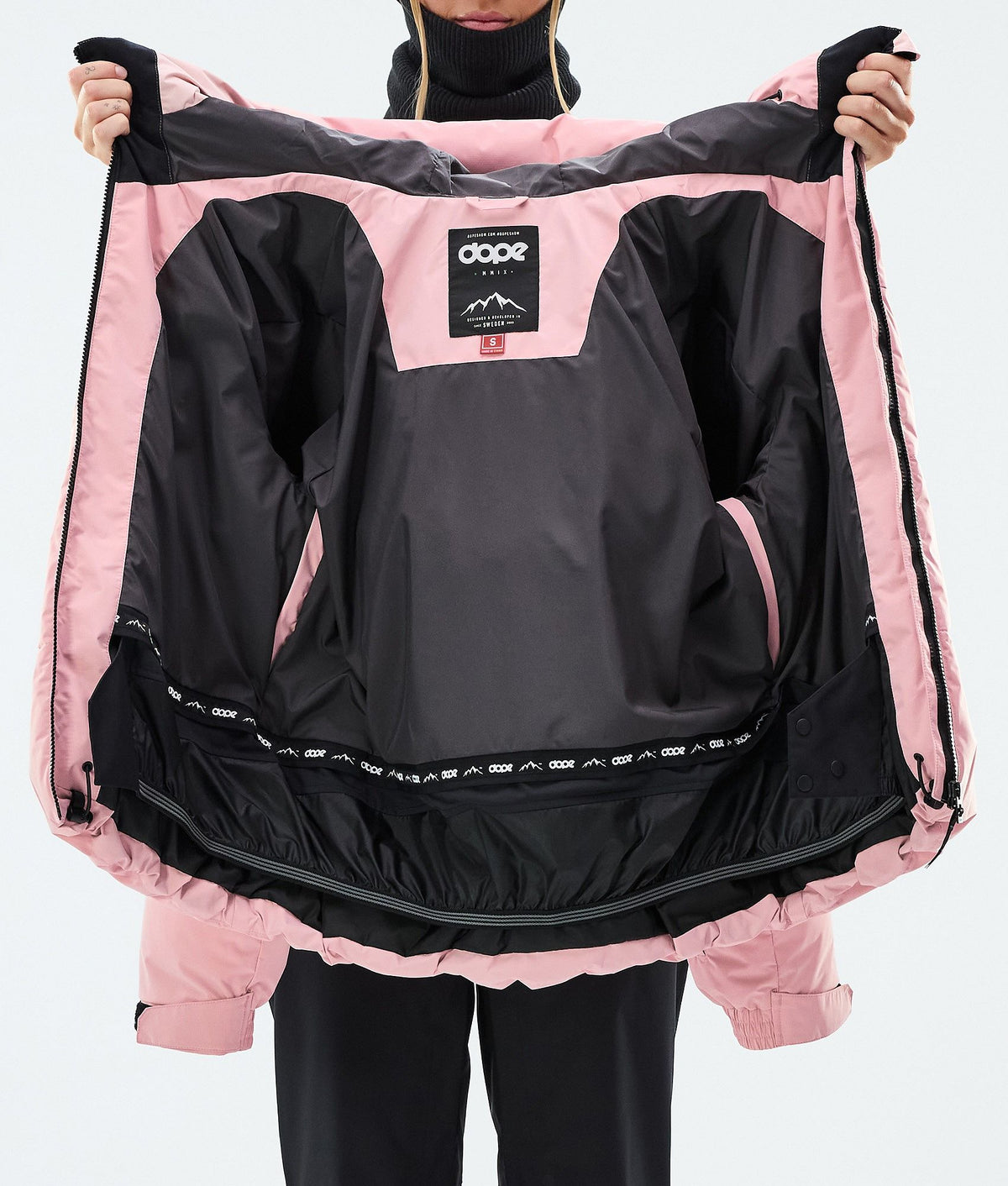 Dope Puffer W Snowboard Jacket Women Soft Pink