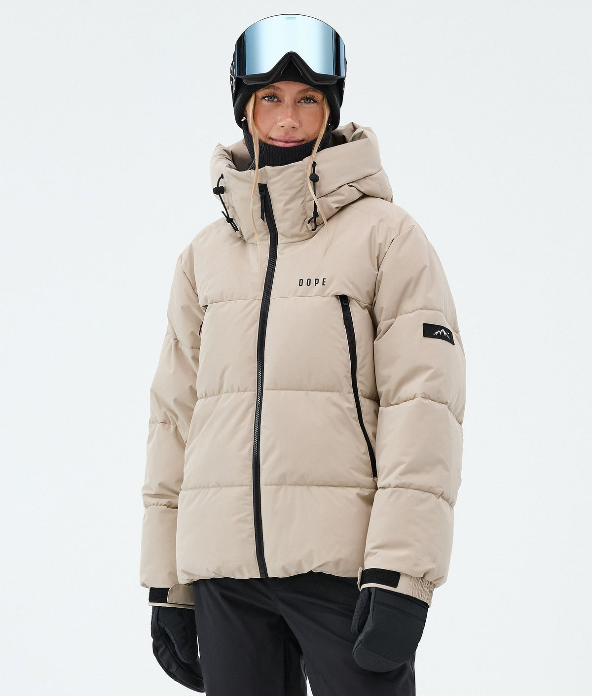Dope Puffer W Snowboard Jacket Women Sand