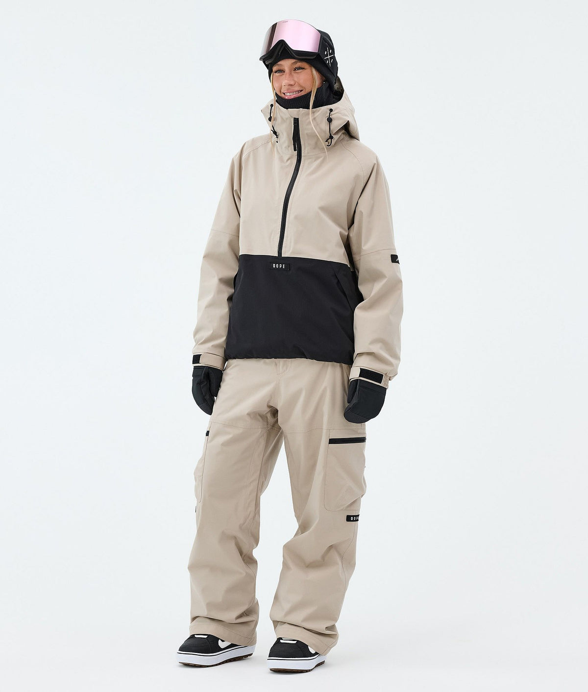Dope Apex W Snowboard Pants Women Sand